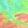 Treuzy-Levelay topographic map, elevation, terrain