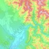 Rishikesh topographic map, elevation, terrain