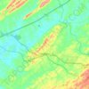 Mosheim topographic map, elevation, terrain
