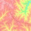 Lancaster Township topographic map, elevation, terrain