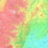 Archidona topographic map, elevation, terrain