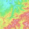 Misasa topographic map, elevation, terrain