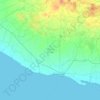 Mandvi Taluka topographic map, elevation, terrain