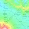 Jarai topographic map, elevation, terrain