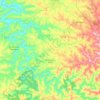 Pinhal de São Bento topographic map, elevation, terrain