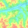 Jonesville topographic map, elevation, terrain