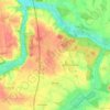 Werder topographic map, elevation, terrain
