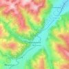 Cheremoshna topographic map, elevation, terrain
