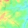 Portal da Serra topographic map, elevation, terrain