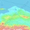 Mamberamo Raya topographic map, elevation, terrain