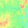 França topographic map, elevation, terrain
