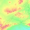 Ouled Slimane topographic map, elevation, terrain