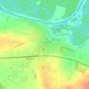 Malczyce topographic map, elevation, terrain