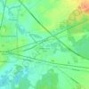 Athies-sous-Laon topographic map, elevation, terrain