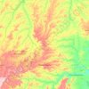 Campinápolis topographic map, elevation, terrain
