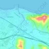Gabicce Mare topographic map, elevation, terrain