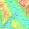 Untersteinach topographic map, elevation, terrain