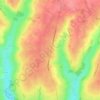 Froidestrées topographic map, elevation, terrain