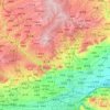 咸阳市 topographic map, elevation, terrain