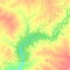 Merowe-Stausee topographic map, elevation, terrain