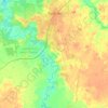 Пыть-Ях topographic map, elevation, terrain