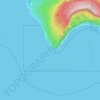 Siʻufaga topographic map, elevation, terrain