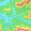 Hochfilzen topographic map, elevation, terrain