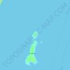 Isla Blanca topographic map, elevation, terrain