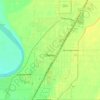 Shelley topographic map, elevation, terrain