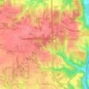 Bellevue topographic map, elevation, terrain