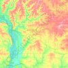 Carroll County topographic map, elevation, terrain