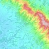 Lamporecchio topographic map, elevation, terrain