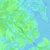 Carrollton topographic map, elevation, terrain