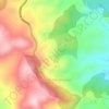 Valle de Matamoros topographic map, elevation, terrain