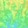 Cottonwood topographic map, elevation, terrain