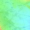 Pesquería topographic map, elevation, terrain