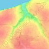 Veules-les-Roses topographic map, elevation, terrain