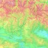 Mzcheta-Mtianeti topographic map, elevation, terrain
