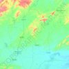 Rio do Peixe topographic map, elevation, terrain