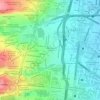 01460 topographic map, elevation, terrain