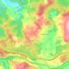Udías topographic map, elevation, terrain