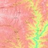 清涧县 topographic map, elevation, terrain