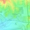 Yehud Monosson topographic map, elevation, terrain