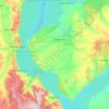 Cherdaklinsky District topographic map, elevation, terrain