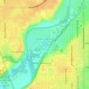 Rocky Ripple topographic map, elevation, terrain