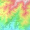 Guijo de Santa Bárbara topographic map, elevation, terrain