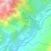 Tavaco topographic map, elevation, terrain