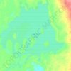 Lake Dey-Dey topographic map, elevation, terrain