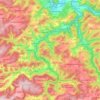 Probstzella topographic map, elevation, terrain