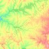 Río Yi topographic map, elevation, terrain